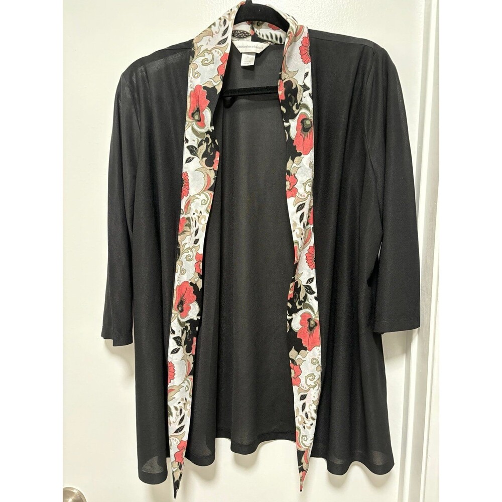 Christopher & Banks sheer kimono XL